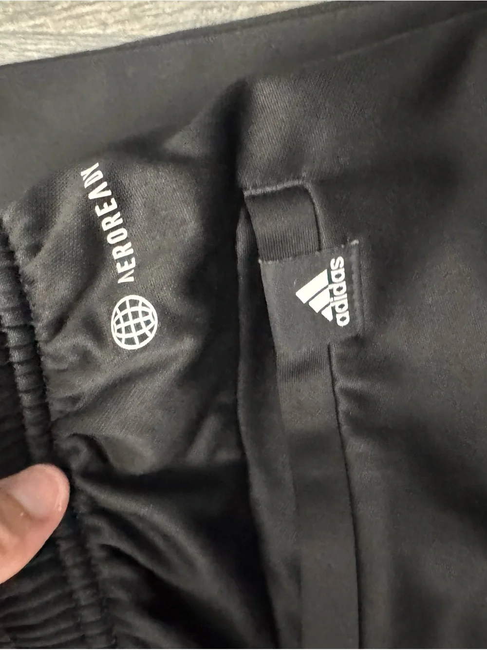 Adidas Mens Aeroready ankle zip joggers - size small